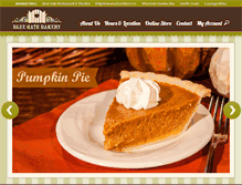 Tablet Screenshot of bluegatebakery.com